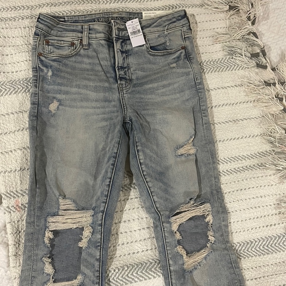 American Eagle Curvy Hi-Rise Jegging 10 regular. New with tags